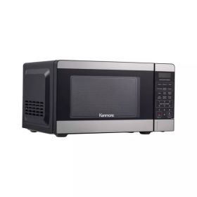 0.7 cu ft Microwave 700 watts of power - Stainless Steel