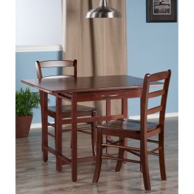 Taylor 3-Pc Set Drop Leaf Table w/ Ladder Back Chair