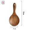 Thailand Teak Natural Wood Tableware Spoon Ladle Turner Long Rice Colander Soup Skimmer Cooking Spoons Scoop Kitchen Tool Set