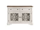 ACME Florian Server, Oak & Antique White Finish DN01656