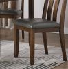 Natural Brown Finish Dinette 5pc Set Kitchen Breakfast Dining Table wooden Top Cushion Seats Chairs Dining room Furniture