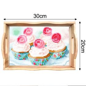 New Diamond Painting Dinner Plate DIY Handmade (Option: CANP201)