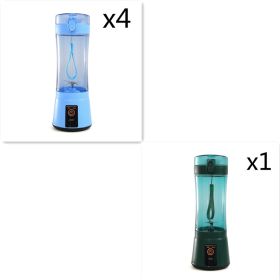 Portable Blender Portable Fruit Electric Juicing Cup Kitchen Gadgets (Option: Set49-USB)