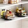 Turntable Lazy Susan Organizer Rotating Spice Storage Rack Organization for Kitchen Countertop Cabinet