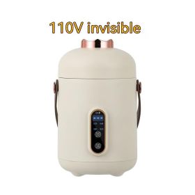 110V220V Smart Electric Stew Cooker Personal Portable Electric Stew Pot (Option: Invisible Version-110v American Standard)