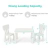 3 Pieces Multi Activity Kids Play Table and Chair Set