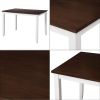 5-Piece Dining Table Set Home Kitchen Table and Chairs Wood Dining Set