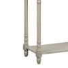 Console Table Sofa Table for Entryway with Drawers and Long Shelf Rectangular