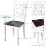 5-Piece Dining Table Set Home Kitchen Table and Chairs Wood Dining Set