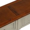 Console Table Sofa Table for Entryway with Drawers and Long Shelf Rectangular