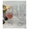 Paisley Plastic Wine Glasses Set of 4 (13oz), BPA Free Acrylic Wine Glass Set, Unbreakable Red Wine Glasses, White Wine Glasses