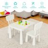 3 Pieces Multi Activity Kids Play Table and Chair Set