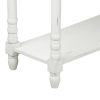 Console Table Sofa Table for Entryway with Drawers and Long Shelf Rectangular