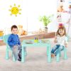 3 Pieces Multi Activity Kids Play Table and Chair Set