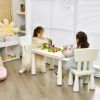 3 Pieces Multi Activity Kids Play Table and Chair Set