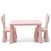 3 Pieces Multi Activity Kids Play Table and Chair Set