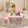 3 Pieces Multi Activity Kids Play Table and Chair Set