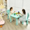 3 Pieces Multi Activity Kids Play Table and Chair Set