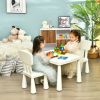 3 Pieces Multi Activity Kids Play Table and Chair Set